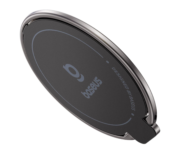 Baseus Ring magnetyczny MagPro II z funkcją podstawki - tytanowy - 1502178 - zdjęcie 2